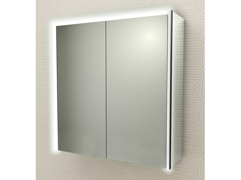 LED-SPIEGELSCHRANK 75x70 cm ZWEITÜRIG | IperCeramica