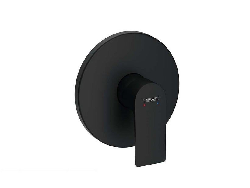 Mischer Unterputz-Einhebelarmatur für die Dusche Hansgrohe Rebris E Schwarz Matt | IperCeramica