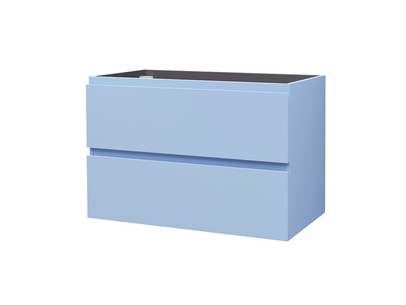 Marea Waschbeckenunterbau Br.80xTi.38 cm mit 2 Schubladen Hellbalu matt | IperCeramica Marea Waschbeckenunterbau Br.80xTi.38 cm mit 2 Schubladen Hellbalu matt | IperCeramica