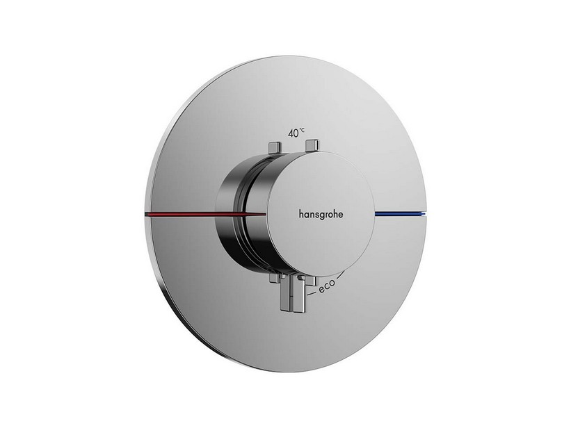 Mischer Duscharmatur-Platte unterputz Hansgrohe Showerselect Round 1 Weg | IperCeramica