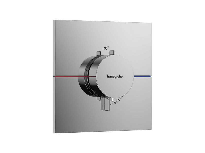 Mischer Duscharmatur-Platte unterputz Hansgrohe Showerselect Square 1 Weg | IperCeramica